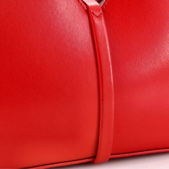 Givenchy Cut Out Shoulder Bag Leather Small Red - Picture 10 of 12